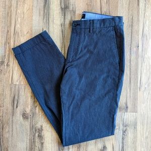 Banana Republic Aiden Fit Navy Pinstripe Chino Pants Men's 32